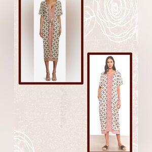 Size M VELVET BY GRAHAM & SPENCER
Odessa Geometric Print Caftan Dress